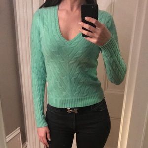 Ralph Lauren Black Label Cashmere Sweater Cable